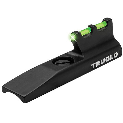 TRUGLO Rimfire Rifle Front Sight fits Most Marlins Green Fiber Optic Steel Black