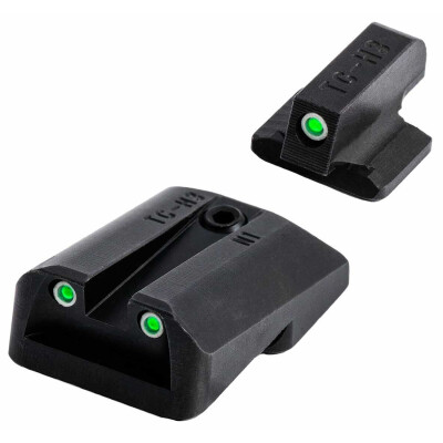 TRUGLO Tritium Pro Night Sights with White Focus Ring for CZ P-10