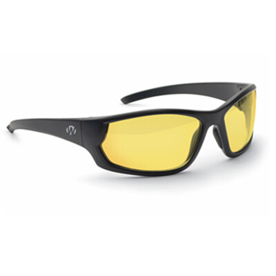 Walkers IKON Vector Shooting Glasses Black Frame Amber Lenses