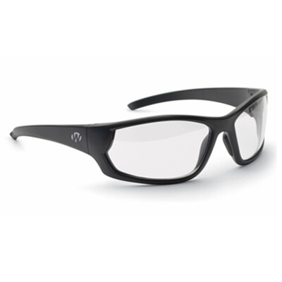 Walkers IKON Vector Shooting Glasses Black Frame Clear Lenses