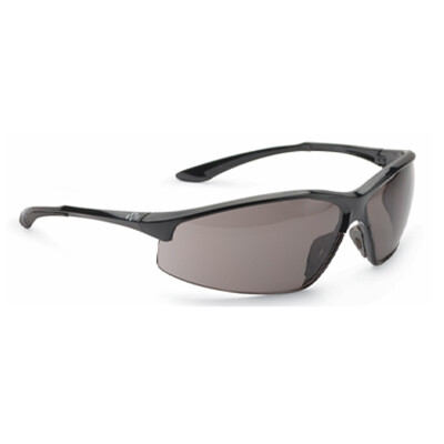 Walkers IKON Tanker Shooting Glasses Black Frame Smoke Lenses