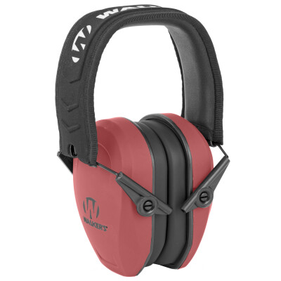 Walker's Razor Slim Passive Ear Muff 27 NRR Coral