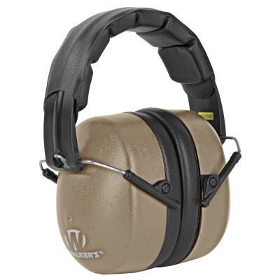 Walker's EXT Range Passive Shooting Folding Muff Flat Dark Earth