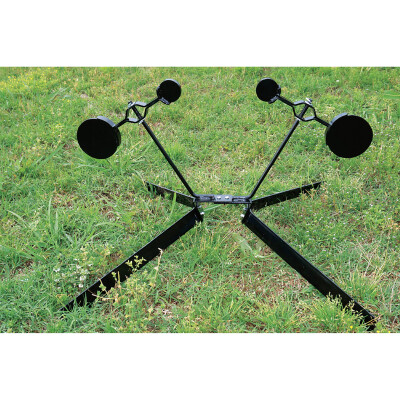 Viking Solutions Dual Spinner Steel Target AR500 Black