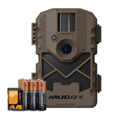 Muddy MTC20VK Trail Camera Combo 80ft IR Detection 20MG 720p AA Batteries Brown