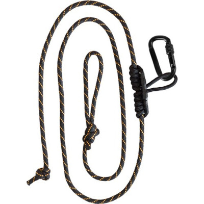 Muddy Outdoors The Safety Harness Lineman's Rope Quick Connect Carabiner with Pruski Knot Nylon