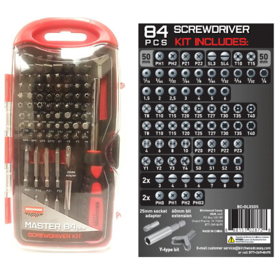 Birchwood Casey Master Screwdriver Kit 84 Piece