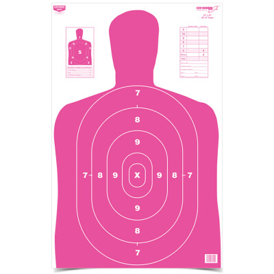 Birchwood Casey Eze-Scorer 23 X 35 BC-27 Pink 100 Pack