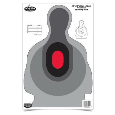 Birchwood Casey Dirty Bird 12x18 Inch Transitional Target Reactive Paper Indoor/Outdoor 100 Pack