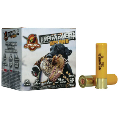 Hevi-Shot Hevi-Hammer Upland 20 Gauge Ammunition 25 Rounds 3" #5 Steel/Bismuth 7/8 oz