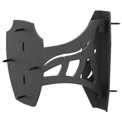 Skullhooker Corner Shoulder Trophy Mount for Small/Medium Size Game Steel Black