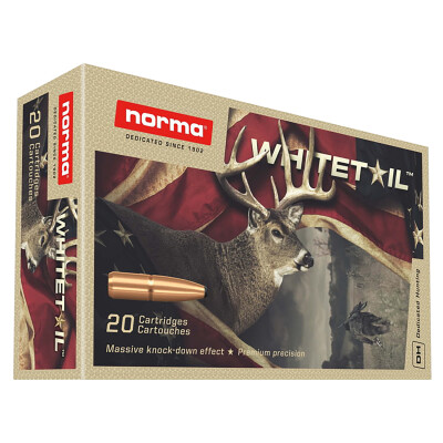 Norma Whitetail 6.5 Creedmoor Ammunition 20 Rounds PSP 140 Grain