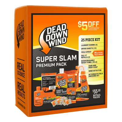 Dead Down Wind Super Slam Kit 25 Piece Box Scent Elimination