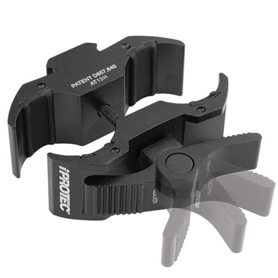 iPROTEC LG Universal Long Gun Mount with Accessory Rail fits Most Shotguns Rifles and Scopes 20mm to 32.5mm Black