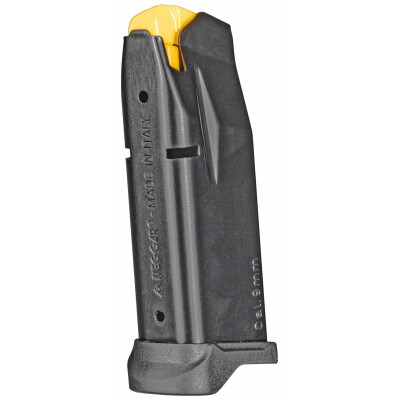 Taurus GX4 Magazine 9mm Luger 11 Rounds Finger Rest Steel Matte Black