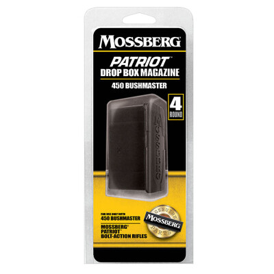 Mossberg Patriot Bolt Action Rifle Magazine .450 Bushmaster 4 Rounds Steel Matte Black