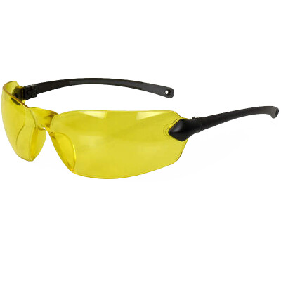Radians Overlook Glasses Amber Lens Black Frame
