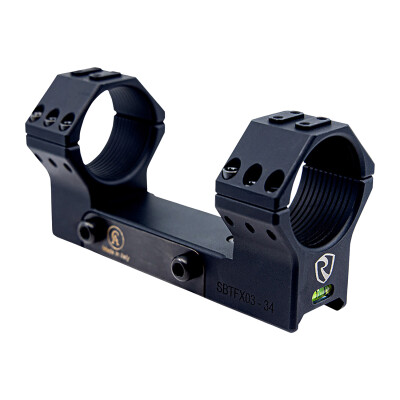 Riton Optics Contessa Matte Black 30mm Diameter 20 MOA Mount Height Picatinny Rail