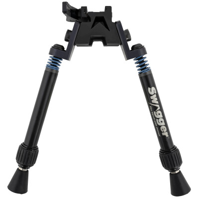 Swagger SFR10 Flex to Rigid QD Extendable Bipod 6-10.50" Black