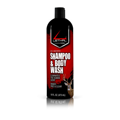 Lethal Scent Free Shampoo and Body Wash 16oz
