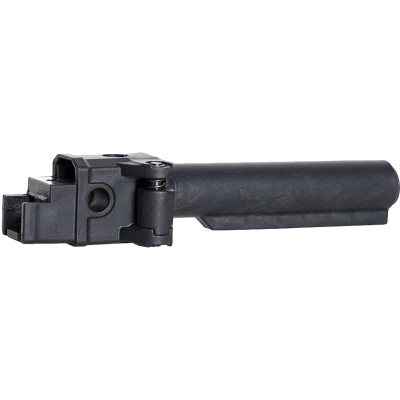 NcSTAR AK Folding Mil-Spec Buffer Tube Adapter Fits AKM Stamped Square Receivers Polymer Black
