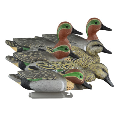 Higdon Outdoors Standard Green Wing Teal Duck Decoy 6-Pack