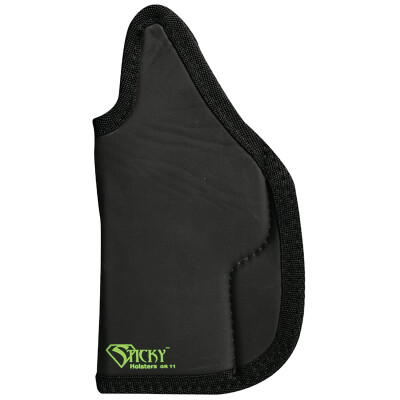 Sticky Holsters Optics Ready 11 OR-11 IWB Holster Ambidextrous Large Frame Tactical Semi Auto Pistols Black