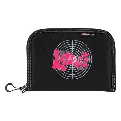Allen Girls With Guns Love Pistol Case 10in Black