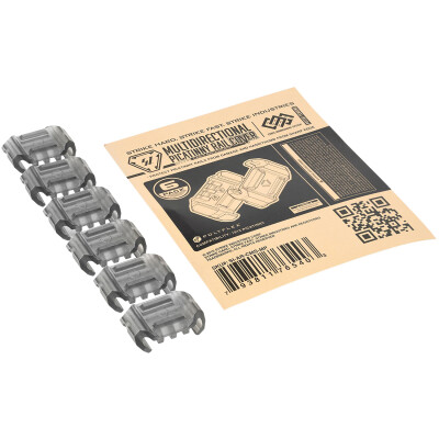 Strike Industries Multidirectional Picatinny Rail Cover with Cable Management 6pk