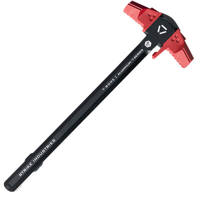 Strike Industries AR-15 T-Bone Charging Handle Red