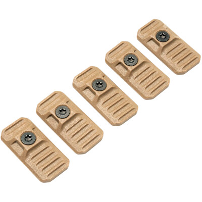 Strike Industries LINK Cover M-LOK / Keymod 5 Pack Polymer FDE
