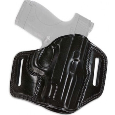 Galco Combat Master Belt Holster Fits SIG Sauer P320C 9/40 Belt Slide up to 1.75" Right Hand Leather Black