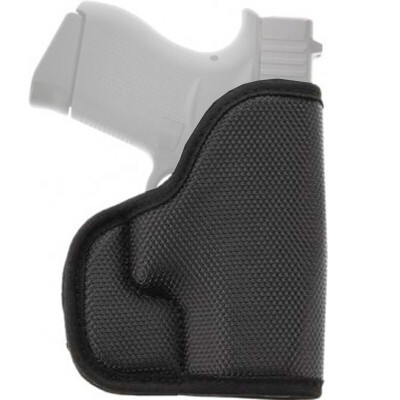 Galco STUKON-U Pocket Holster fits Glock 26/27/33 and Similar Ambidextrous Nylon and Closed Foam Black