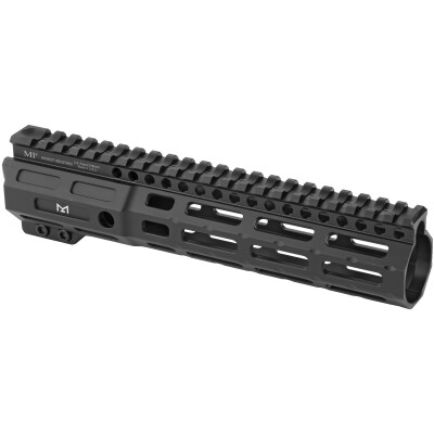Midwest Industries AR-15 Night Fighter 9.25" One Piece Free Float M-LOK Tactical Hand Guard 6061 Aluminum Hard Coat Anodized Matte Black