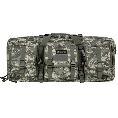 G Outdoors Double Rifle Case 28" Polyester Gray Digital