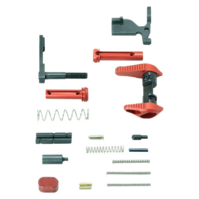 Timber Creek Outdoors AR-15 Lower Parts Kit Red