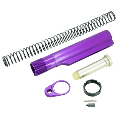 Timber Creek Outdoors AR15 Buffer Tube Kit Purple Anodized