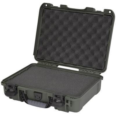 Nanuk 910 Waterproof and Airline Approved Hard Case With Foam, Olive