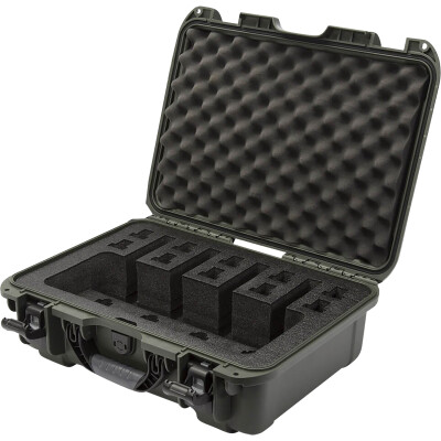 Nanuk 925 Waterproof and Airline Approved Hard Case 4 Handgun Case