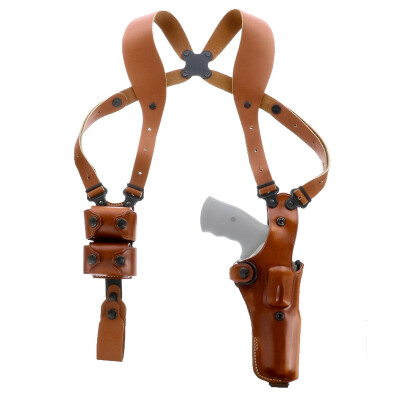 Galco VHS 4.0 Shoulder Holster for 4" Revolvers Ambidextrous Tan