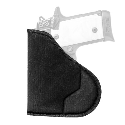 Sentry HexGrip IWB/Pocket Holster for 2" Barrel 5-Shot Revolver/Small .380 Pistols with CT Laser