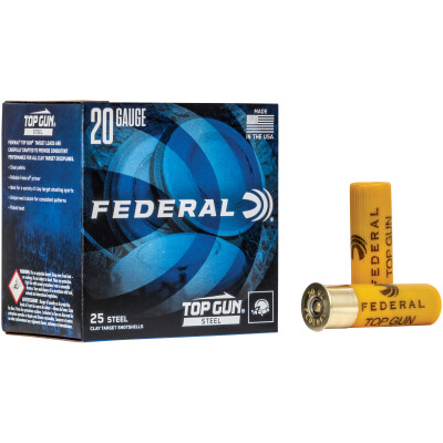 Federal Top Gun Steel 20 Gauge Ammo 2-3/4" #7 7/8oz