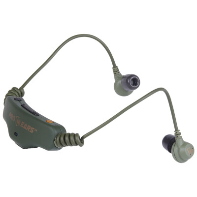 Pro Ears Stealth 28 HTBT Behind-the-Head Electronic Hearing Protector, Green