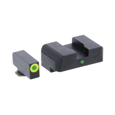 AmeriGlo Pro I-Dot Night Sights 17/22/37/31/19/23/32/38/26/27/33/39/34/35 Green Dot Steel GL-301