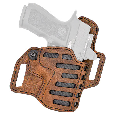 Versacarry Compound OWB Holster for Full Size/Compact Autos Optic Ready Brown