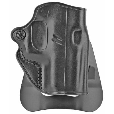 Galco Speed Master 2.0 for Glock 43/43X Barrel Paddle Holster Right Hand Leather Black