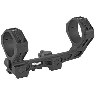 Sig Sauer Alpha3 One Piece Mount 34mm Rings 20 MOA Elevation 1.535" Height Weaver Style Clamps Aluminum Black