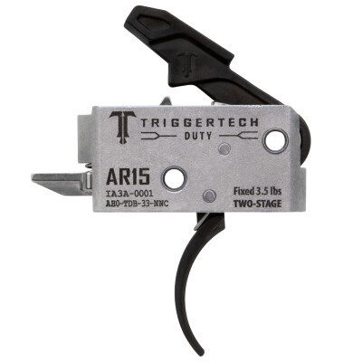 TriggerTech AR15 Duty Two-Stage Curved Trigger 3.5 lbs