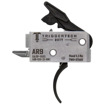 TriggerTech AR9 Duty Two-Stage Curved Trigger 3.5 lbs