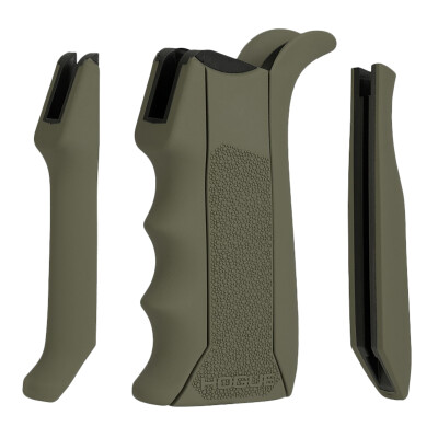 Hogue Modular Overmolded AR-15 Pistol Grip OD Green